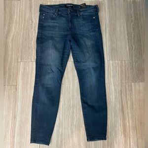 Liverpool Jeans Womens 10 30 Blue Dark Wash Mid Rise Skinny Ankle Stretch Denim